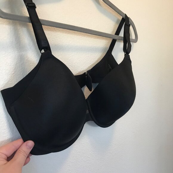 Warner's Women's Black Seamless Underwire T-Shirt Bra‎ Size 38D Comfort - Picture 2 of 6